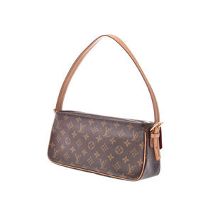 Louis Vuitton Brown Leather Bag Cite Viva Monogram